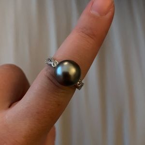 Tahitian pearl ring